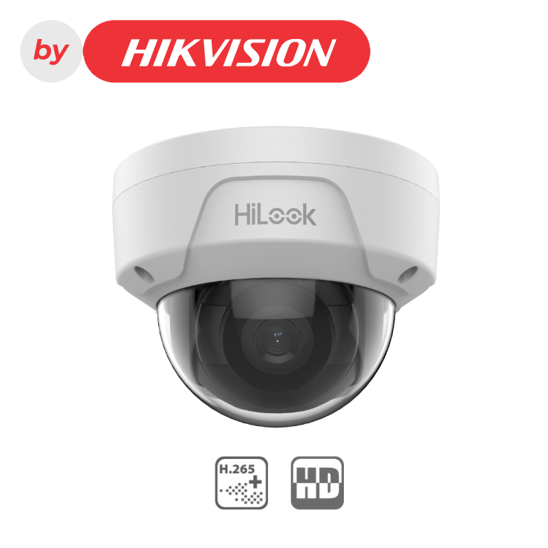 HiLook IPC-D121H (2.8 мм) (C) 2МП ИК  сетевая купольная видеокамера