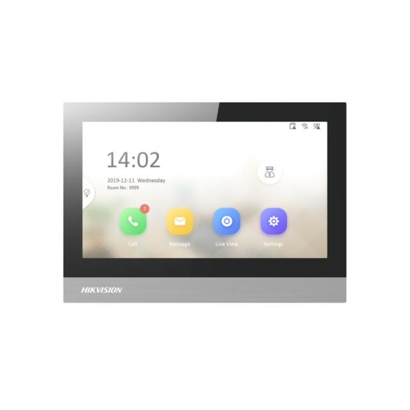 Hikvision DS-KH8380-WTE1 Видеодомофон 7" цветной TFT LCD экран