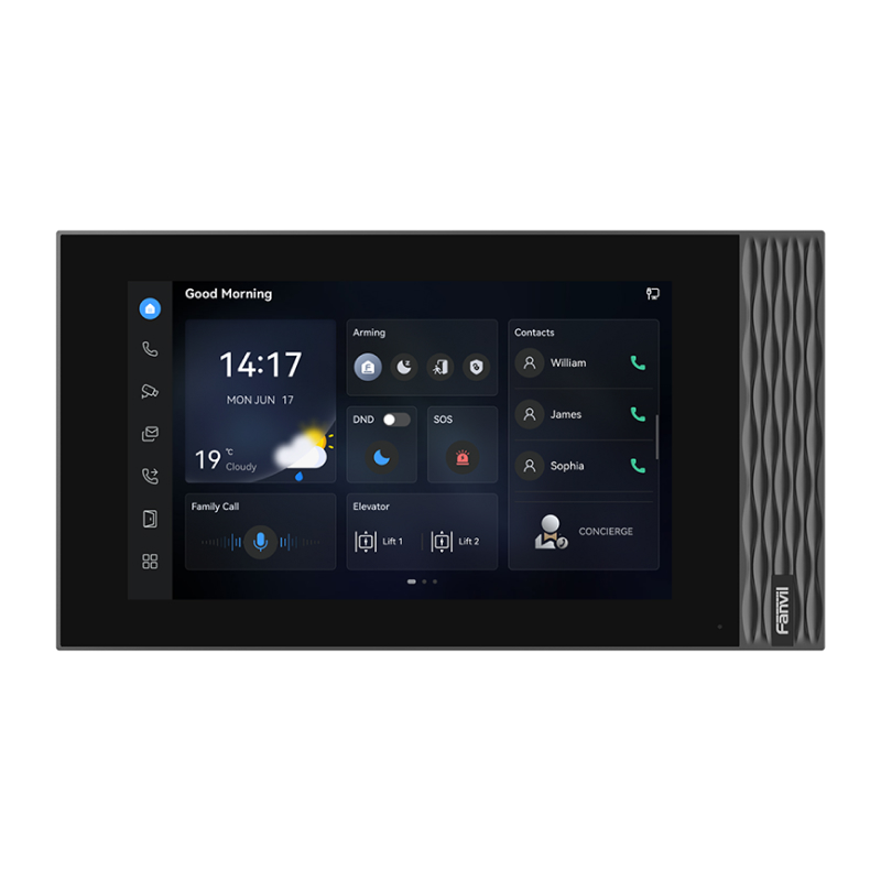 Fanvil i554W IP видеодомофон с 7-дюймовым сенсорным экраном и Wi-Fi