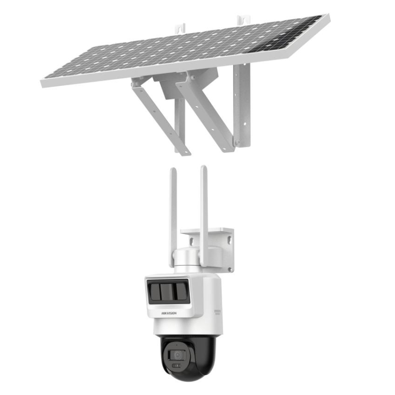 Hikvision DS-2DE2C400IWG-K/4G/C09S20 (2,8 мм) уличная беспроводная 4G IP-видеокамера, 4MP c солнечной панелью