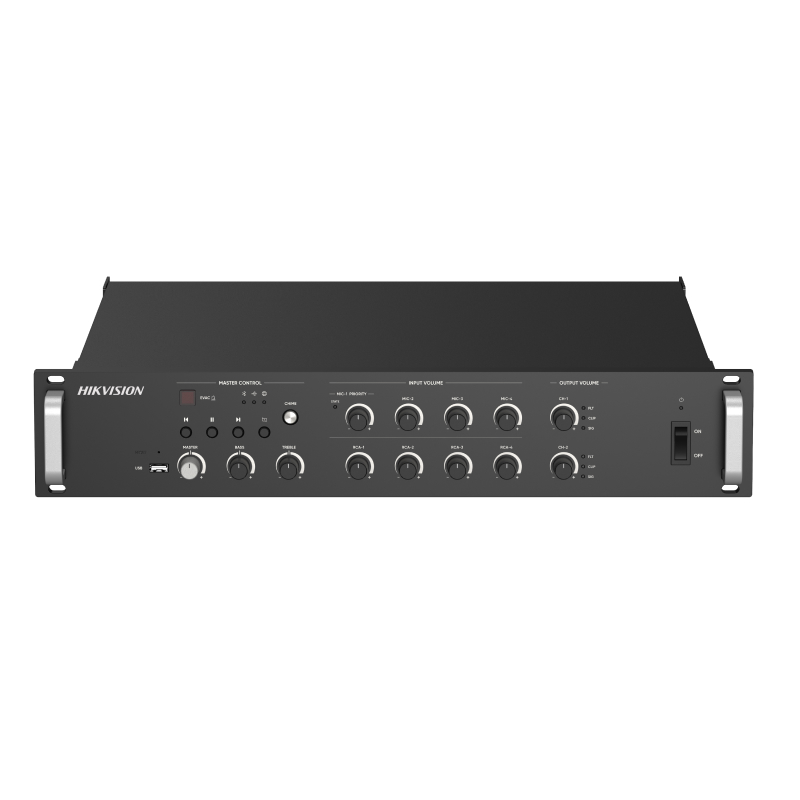 Hikvision DS-QAZ1A500G1-VB2 Сетевой усилитель 500 Вт, 2 зоны