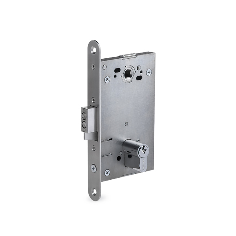 PERCo-LB85.4 Замок электромеханический врезной с контактным устройством, нормально открытый