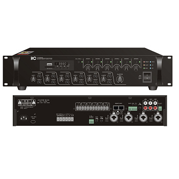 ITC TI-3506S Микширующий усилитель 350W, 6 зонный  с USB / SD + FM-тюнером и Bluetooth